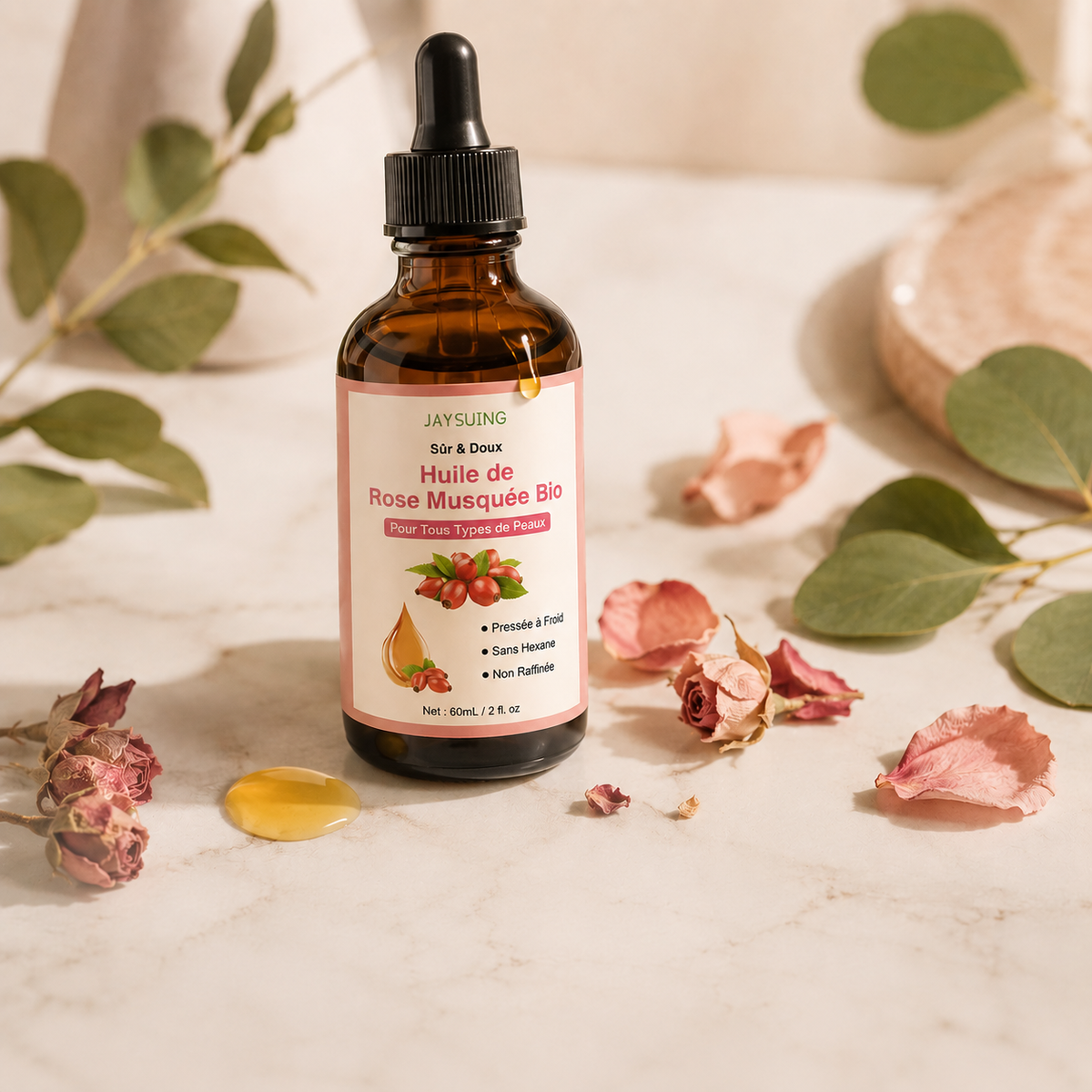 UNE HUILE DE ROSE MUSQUÉE