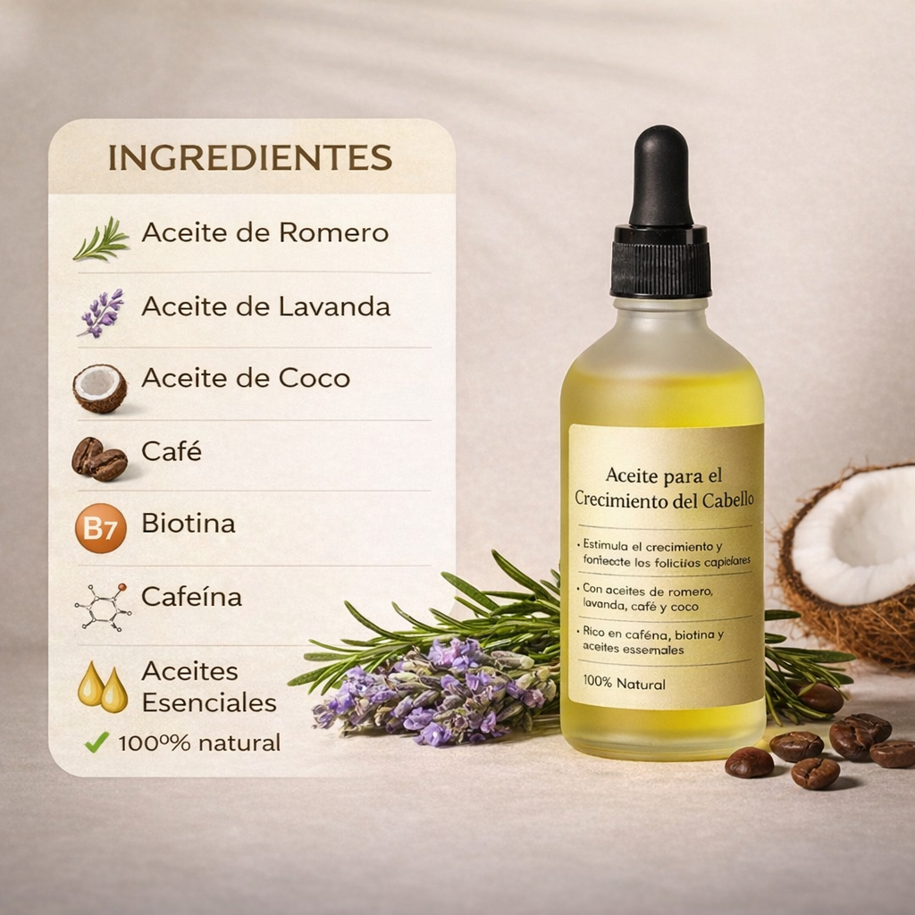 HairBoost™ – Sérum de Crecimiento Natural